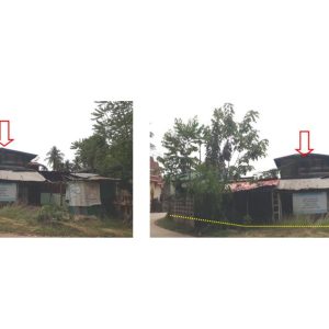 Land with buildings in at all