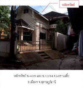 Land with buildings in Nakhon Sawan _photo