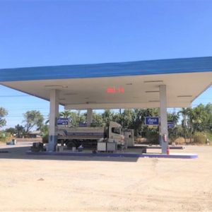 22 gas stations