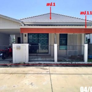 02 บ้านเดี่ยว | ชลบุรี พนัสนิคม หน้าพระธาตุ | 02-88-17437